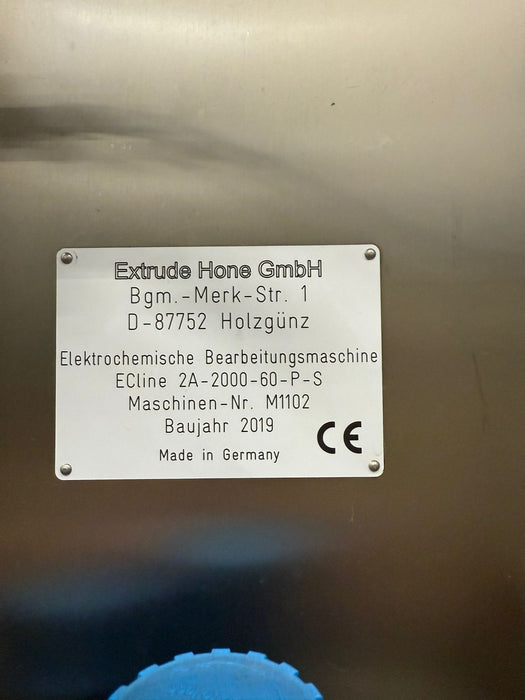Bild des Artikels EXTRUDE-HONE-Elektrochemische-Entgratanlage-ECM-ECline-Type-2A-2000-60-P-S