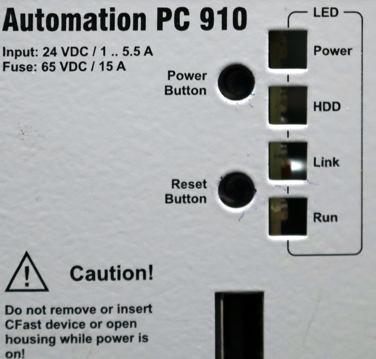 Bild des Artikels B&R-AUTOMATION-PC-1-Slot-APC910-Type-5PC910.SX01-00-Rev.-G5-WIN7-Pro-EMB-x32/64