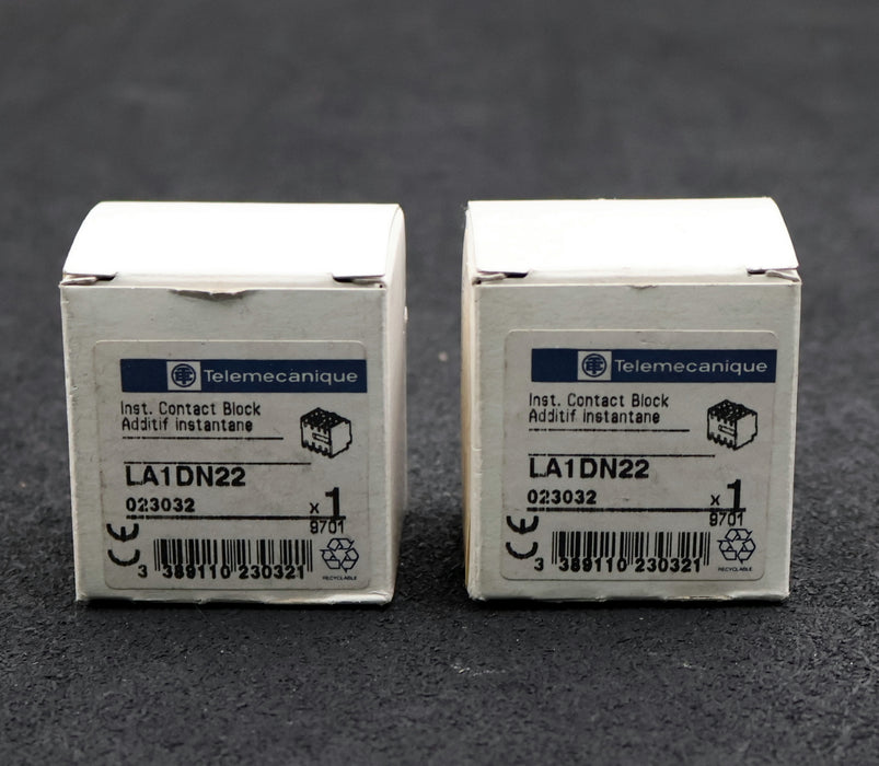Bild des Artikels TELEMECANIQUE-2x-Inst.-Contact-Block-Hilfsblock-LA1DN22-ID-023032-unbenutzt