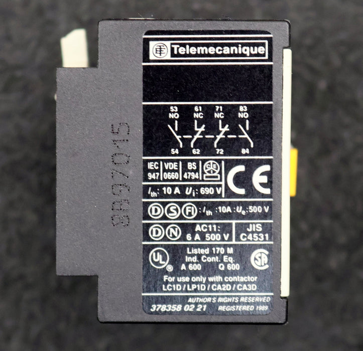 Bild des Artikels TELEMECANIQUE-2x-Inst.-Contact-Block-Hilfsblock-LA1DN22-ID-023032-unbenutzt