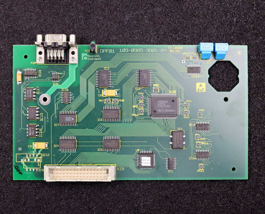 Bild des Artikels INDRAMAT-Baugruppe-DPF01-SN288868-Platine-DPF01-Vorderseite-109-0985-3A01-04