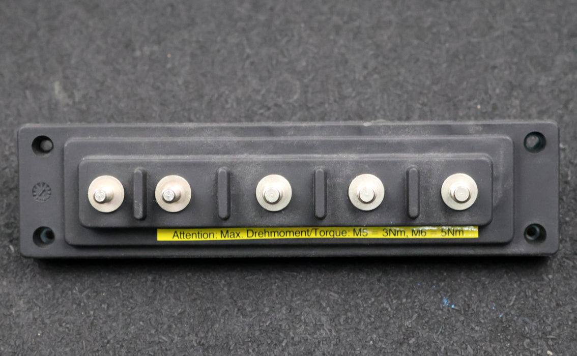 Bild des Artikels INDRAMAT-/-GRAUPNER-Anschlussblock-100A-Spritzform-267958-5Pin-repariert
