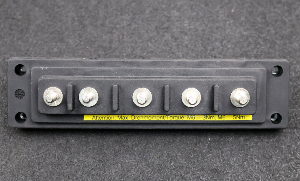 Bild des Artikels INDRAMAT-/-GRAUPNER-Anschlussblock-Spritzform-267957-5Pin-repariert-getestet