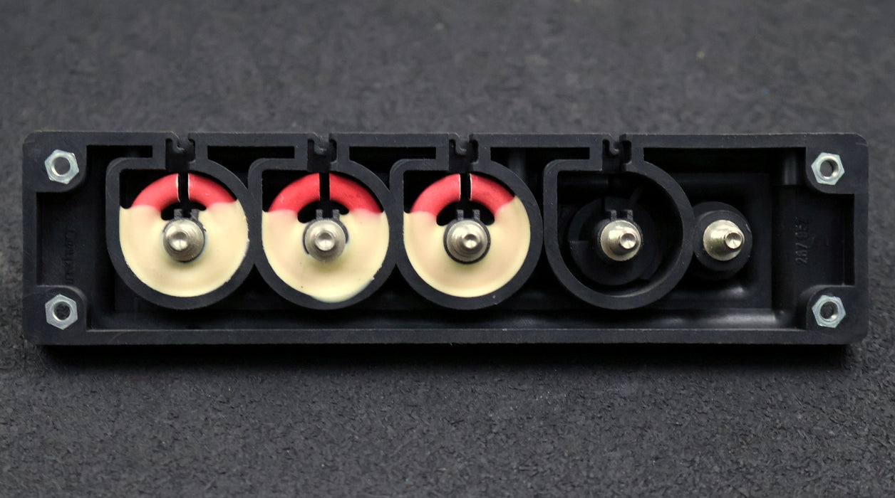 Bild des Artikels INDRAMAT-/-GRAUPNER-Anschlussblock-Spritzform-267957-5Pin-repariert-getestet