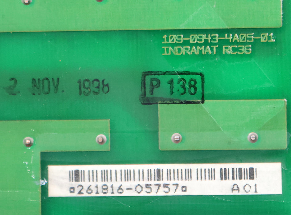Bild des Artikels INDRAMAT-Baugruppe-RC36-Platine-für-RC-Module-Vorderseite-109-0943-4A05-01