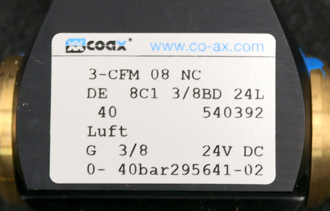 Bild des Artikels COAX-fremdgesteuertes-Magnetventil-3-CFM-08-NC-DE-8C1-3/8BD-24L-40-ID-Nr.-540392