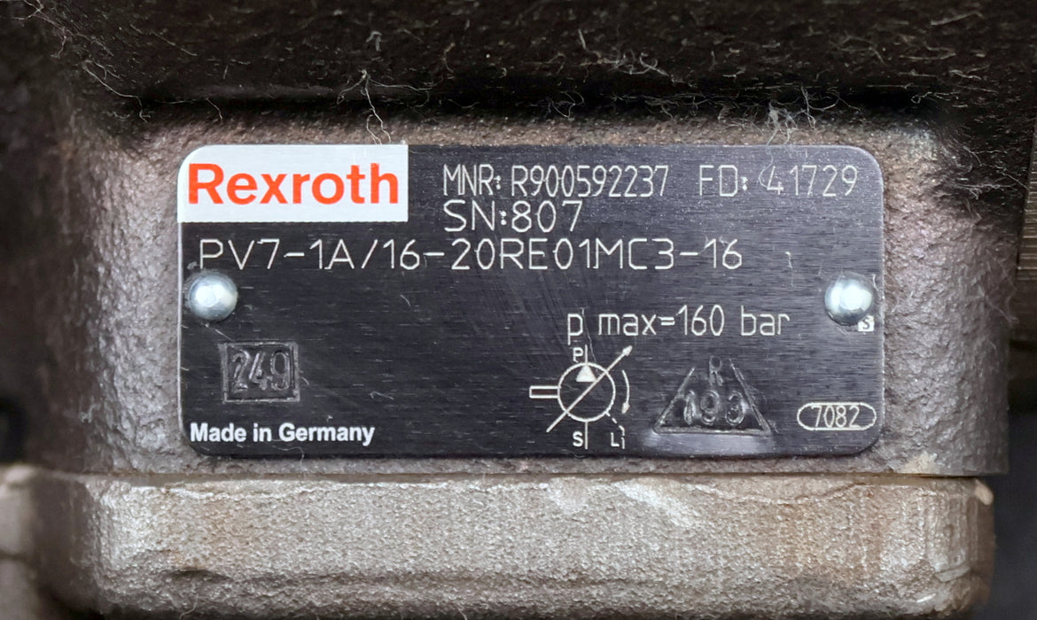 Bild des Artikels REXROTH-Hydraulik-Flügelzellenpumpe-verstellbar-PV7-1A/16-20RE01MC3-16