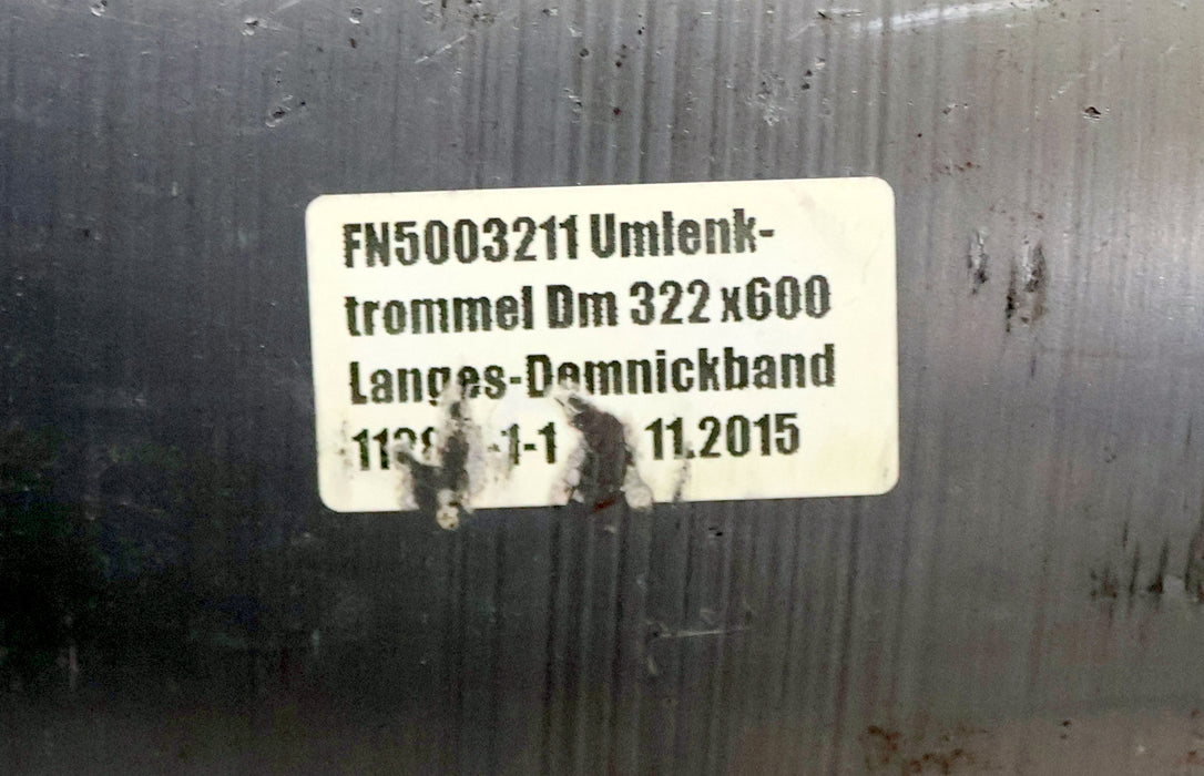 Bild des Artikels Umlenktrommel-Stahltrommel-für-Förderband-Ø-322mm-Trommellänge-RL=-600mm