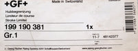 Bild des Artikels GEORG-FISCHER-+GF+-Hubbegrenzung-Signet-Art.Nr.-199-190-381-Größe-1