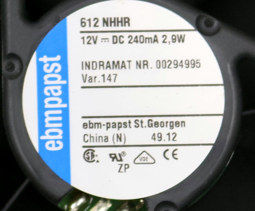 Bild des Artikels EBM-PAPST-Lüfter-612-NHHR-INDRAMAT-Nr.-00294995-Var.-147-Abmaße-60x60x25,4mm