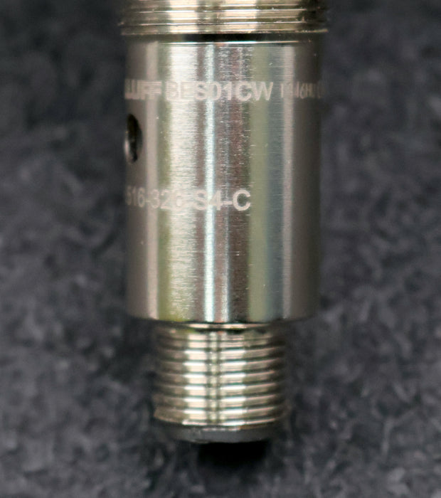 Bild des Artikels BALLUFF-Näherungsschalter-BES-516-326-S4-C-BES01CW-mit-Spannzangenhalterung