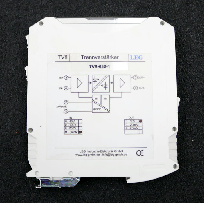 Bild des Artikels LEG-Trennverstärker-TV8-Typ-TV8-0150MV-1-In-0-150mV-Out-0-10V-gebraucht