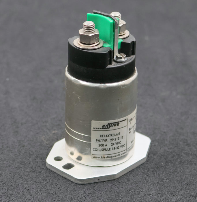 Bild des Artikels KISSLING-Monostabiles-Relais-Schaltstrom-200A-PN-29.213.12-24VDC-Spule-18-32VDC