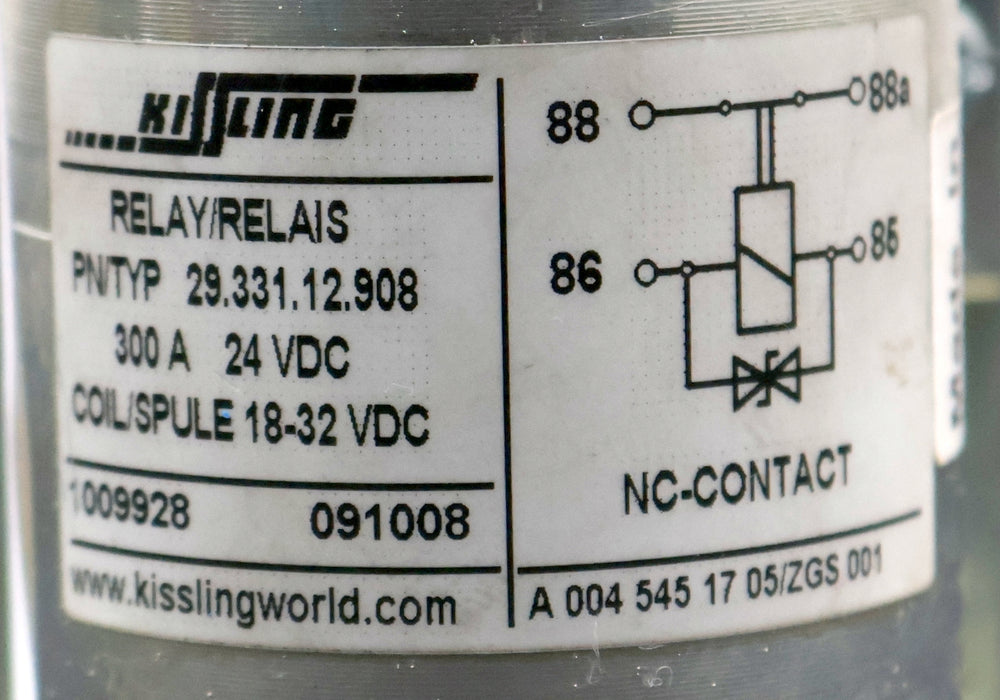 Bild des Artikels KISSLING-Monostabiles-Relais-Schaltstrom-300A-PN-29.331.12.908-24VDC