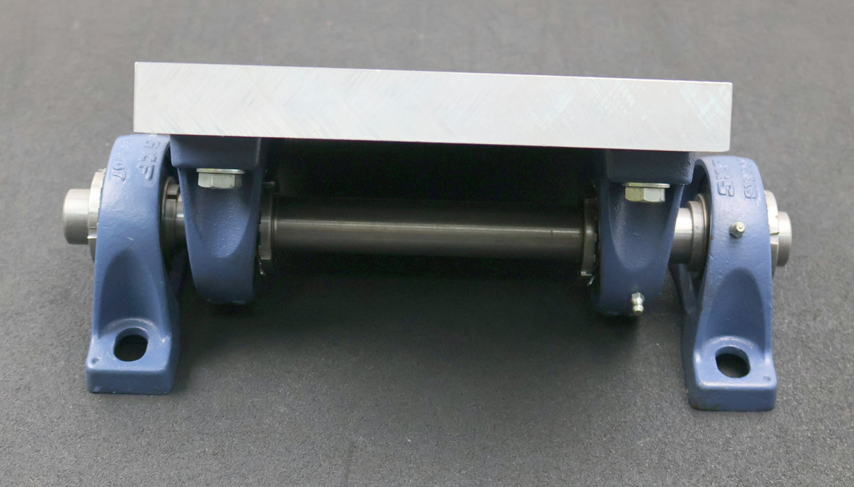 Bild des Artikels SKF-Stehlagereinheit-mit-4x-SYJ507-mit-Welle-mit-Alu-Auflageplatte-310x260x30mm