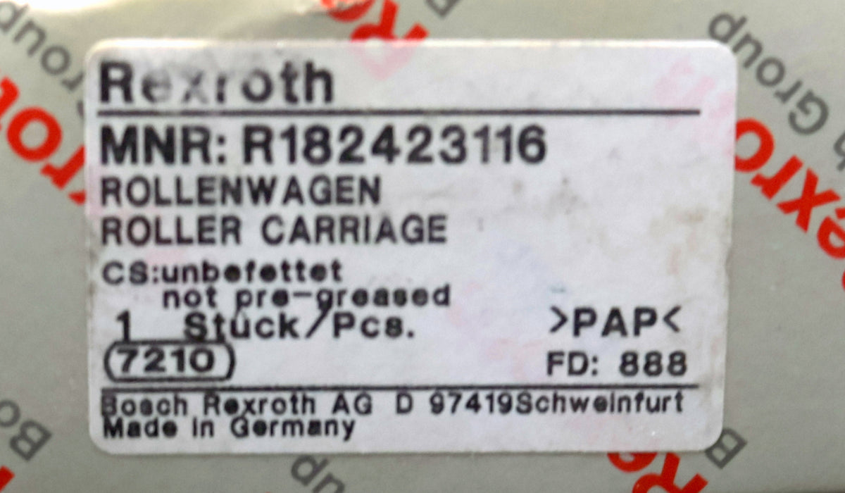 Bild des Artikels REXROTH-Rollen-Führungswagen-Roller-Carriage-CS-R182423116-RWA-025-SLH-C3-S-2