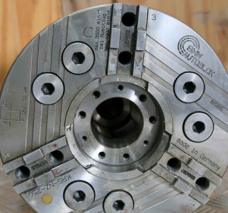 Bild des Artikels SMW-AUTOBLOK-Wellen-Spannfutter-KRS-NZ-250-U-3-A08-171,4-N17/S20-0L-Fmax=-73kN