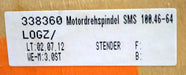 Bild des Artikels KESSLER-/-FELSOMAT-revidierte-Motorspindel-Spindeltype-SMS-100.46-649.382