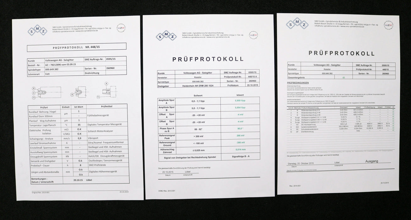 Bild des Artikels KESSLER-/-FELSOMAT-revidierte-Motorspindel-Spindeltype-SMS-100.46-649.382