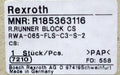 Bild des Artikels REXROTH-Rollenwagen-Block-CS-R185363116-RWA-065-FLS-C3-S-2-roller-runner