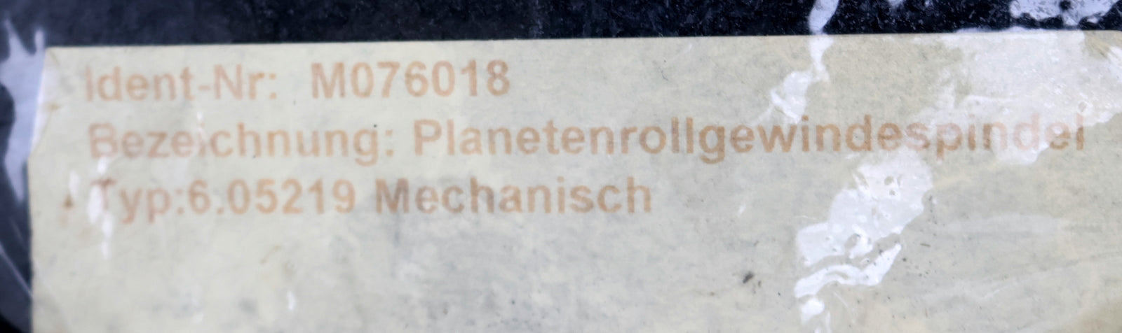 Bild des Artikels JUNKER-/-SKF-Planetenrollgewindespindel-Art.Nr.-6.06115-1-überholt-bei-JUNKER