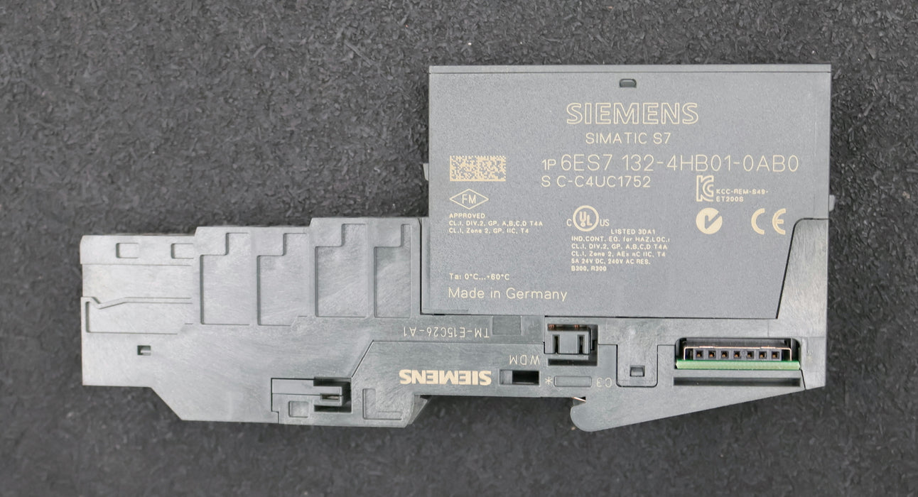 Bild des Artikels SIEMENS-SIMATIC-S7-PROFIsafe-Modul-6ES7132-4HB01-0AB0-2RO-NO-mit-Sockel