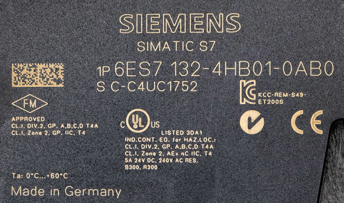 Bild des Artikels SIEMENS-SIMATIC-S7-PROFIsafe-Modul-6ES7132-4HB01-0AB0-2RO-NO-mit-Sockel