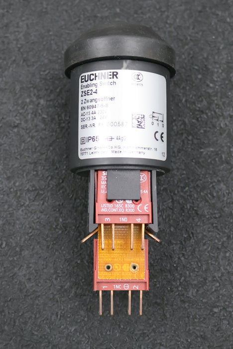 Bild des Artikels EUCHNER-Zustimmtaster-2-Zwangsöffner-ZSE2-4-unbenutzt