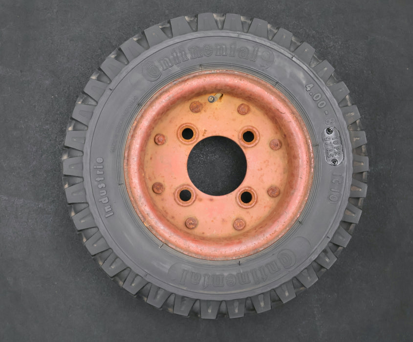 Bild des Artikels CONTINENTAL-Luft-Reifen-INDUSTRIE-4.00-8-10-PR--97-A5--IC-10-FelgeninnenØ-80mm