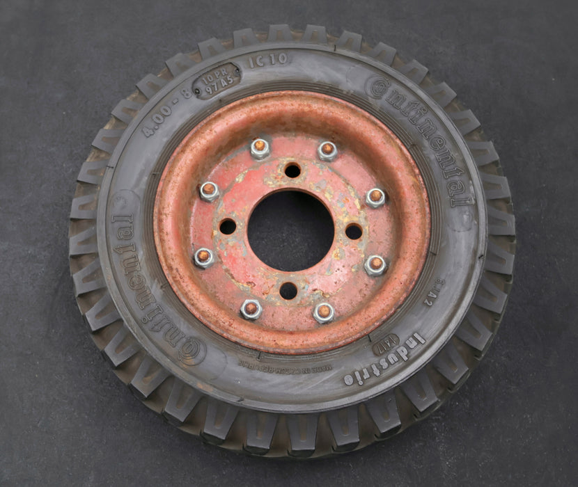 Bild des Artikels CONTINENTAL-Luft-Reifen-INDUSTRIE-4.00-8-10-PR--97-A5--IC-10-FelgeninnenØ-80mm