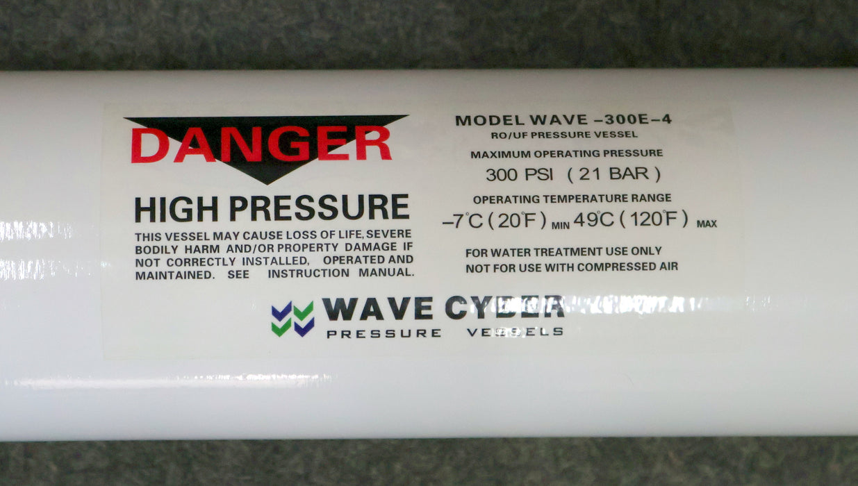 Bild des Artikels WAVE-CYBER-Druckrohr-für-Osmoseanlage-aus-GFK-Gesamtlänge-315cm-WAVE-300E-4-3S