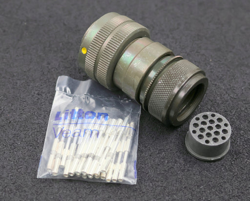 Bild des Artikels AMPHENOL-TUCHEL-19-Pol-Steckverbinder-4820-12-163-9431-mit-versilberten-Pins