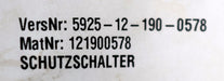 Bild des Artikels HEINEMANN-Schutzschalter-RE-CIRK-IT-001-10826-Pole-1-3-3A-250VAC-400Hz