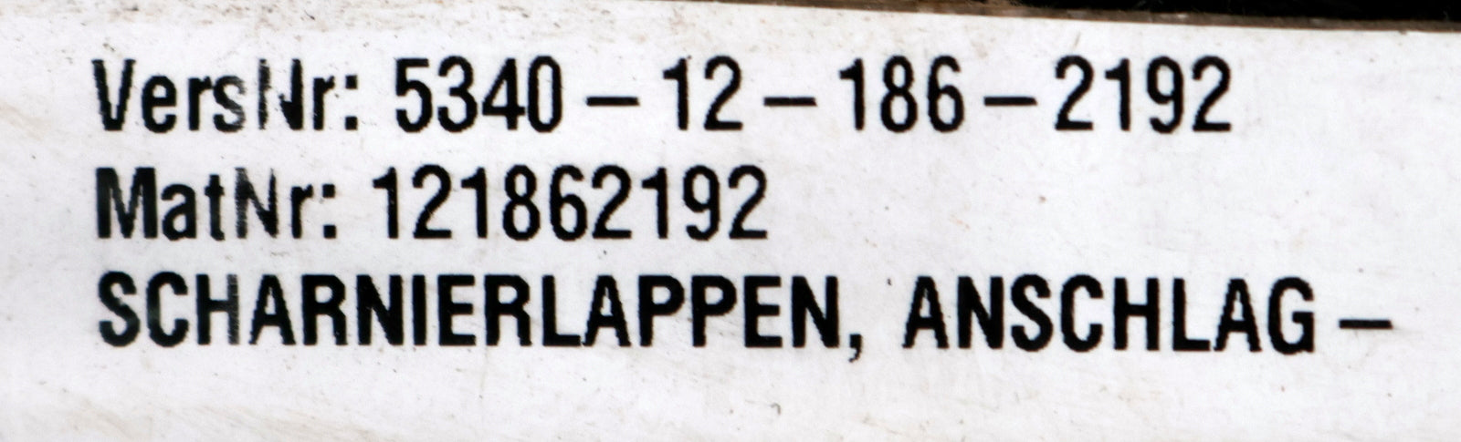 Bild des Artikels MAN-Anschlag-Scharnierlappen-81.658.010.048-VersNr.-5340-12-186-2192-unbenutzt