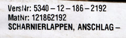Bild des Artikels MAN-Anschlag-Scharnierlappen-81.658.010.048-VersNr.-5340-12-186-2192-unbenutzt
