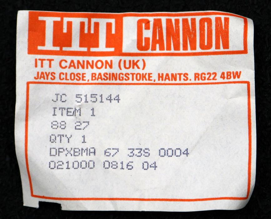 Bild des Artikels ITT-CANNON-Spezieller-Steckverbinder-für-67Pin-Typ-DPXBMA-67-33S-0004