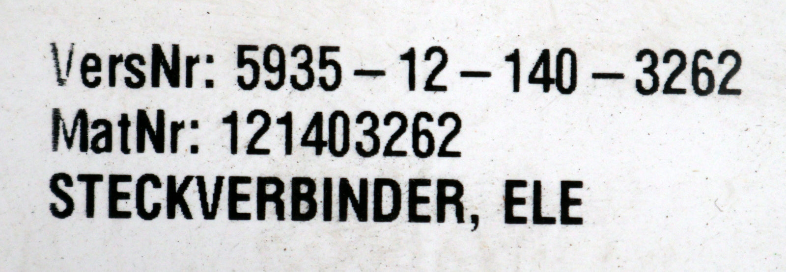 Bild des Artikels WISKA-HOPPMANN-elektrischer-Steckverbinder-St16-InnenØ-16mm-Gesamtlänge-142mm