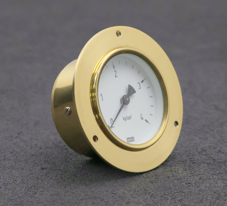 Bild des Artikels WIKA-Manometer-0-4bar-Messing-Korpus-Anschluss-1/4"-KorpusØ-60mm-BlendenØ-85mm