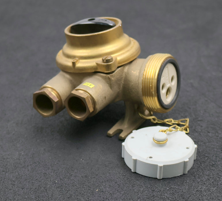 Bild des Artikels WISKA-HNA-Schalter-HNA-Schalter-Messing-Gehäuse-10A-250V-IP56-Messing