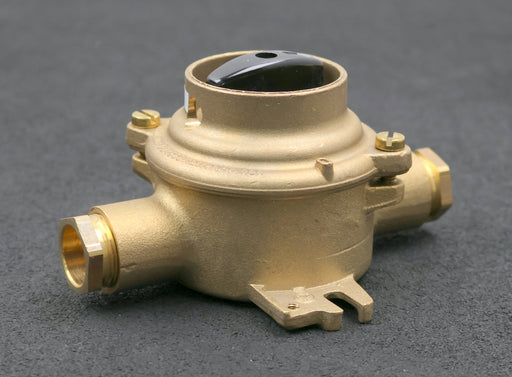 Bild des Artikels WISKA-HNA-Schalter-1133/D/P/10A-2x/14-Messing-Gehäuse-10A-250V-IP56-Messing