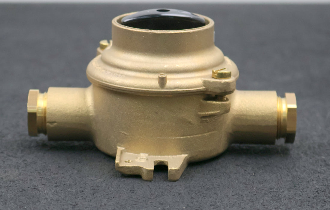 Bild des Artikels WISKA-HNA-Schalter-1133/D/P/10A-2x/14-Messing-Gehäuse-10A-250V-IP56-Messing