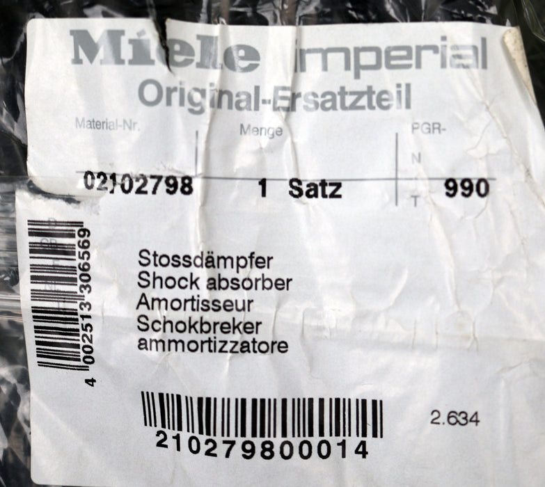 Bild des Artikels MIELE-IMPERIAL-4-Satz-=-8-Stück-Stoßdämpfer-Material-Nr.-02102798-unbenutzt