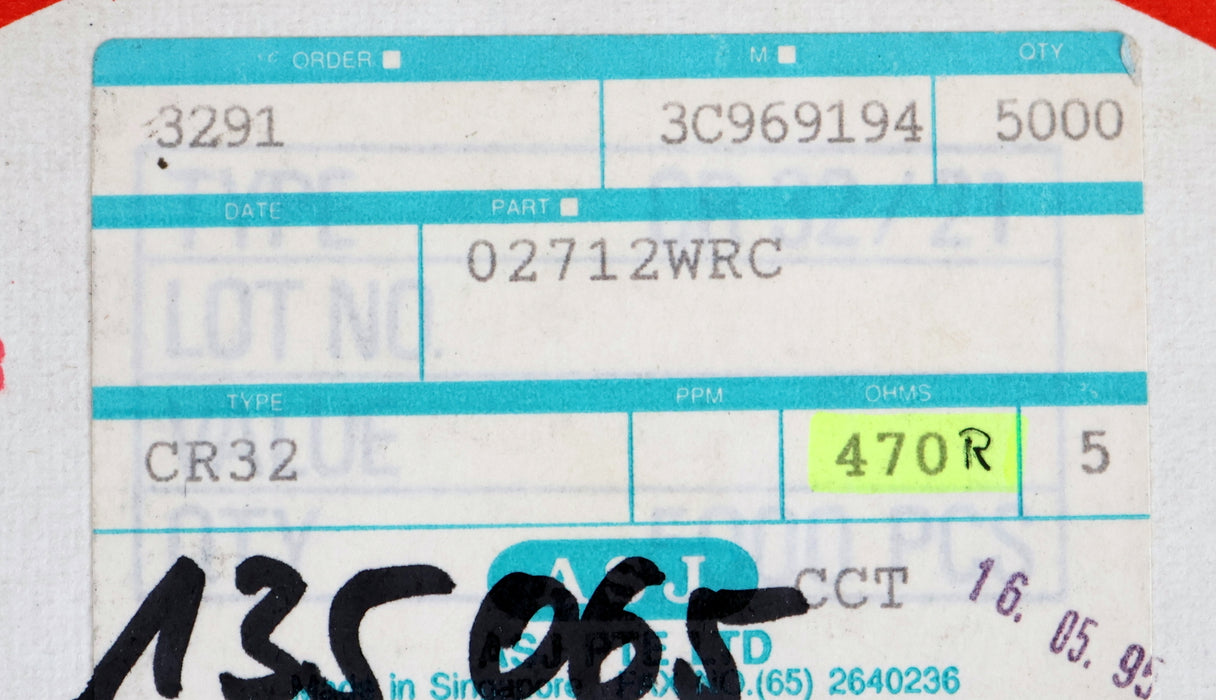 Bild des Artikels ASJ-ELECTRONICS-3000x-SMD-Widerstand-470-Ohm-RMC1/8-CR-32/21-Model-02712WRC-7"-