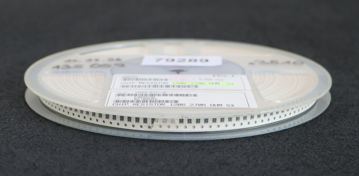 Bild des Artikels ASJ-ELECTRONICS-4500x-SMD-Widerstand-270-Ohm-CR-32-271-JF-Model-1206-270R-7"-