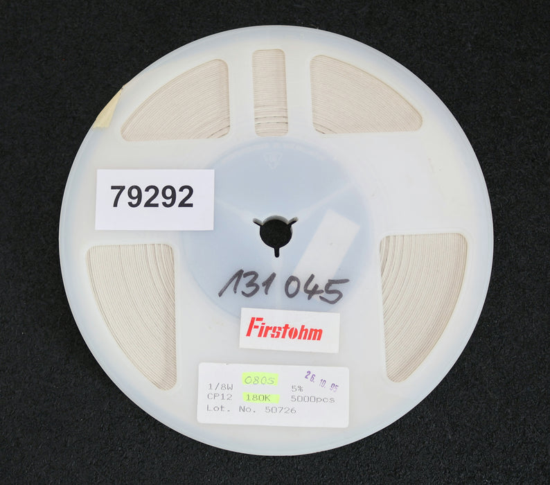 Bild des Artikels FIRSTOHM-5000x-SMD-Widerstand-180000-Ohm-CP12-Model-1/8W-7"-unbenutzt