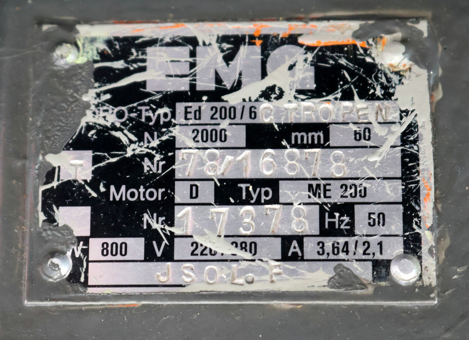 Bild des Artikels EMG-ELDRO-Elektrohydraulisches-Hubgerät-ED200/6-C-Hubkraft-2000N-Hub-60mm