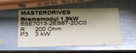 Bild des Artikels SIEMENS-MASTERDRIVES-Bremsmodul-6SE7013-2ES87-2DC0-1,9kW-200-Ohm-unbenutzt