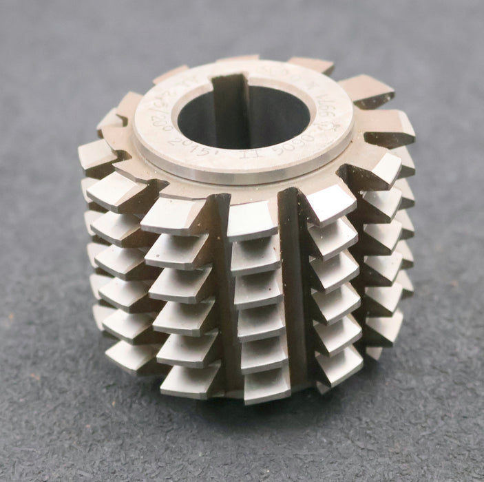 Bild des Artikels PWS-Zahnrad-Wälzfräser-gear-hob-m=-2,5mm-20°-EGW-Ø70x56xØ27mm-mit-LKN-BPII