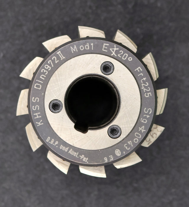 Bild des Artikels FETTE-Zahnrad-Wälzfräser-gear-hob-m=-1mm-20°-EGW-Ø85x79xØ27mm-mit-LKN-BPII
