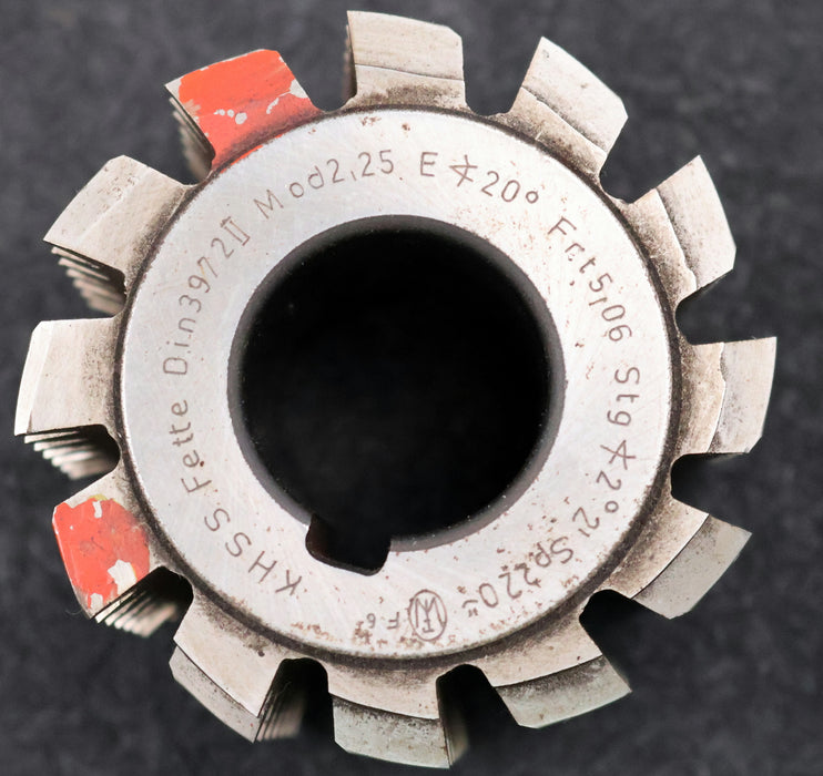 Bild des Artikels FETTE-Zahnrad-Wälzfräser-gear-hob-m=-2,25mm-20°-EGW-Ø70x57xØ27mm-mit-LKN